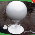 stainless steel white sphere ball for theme park decoration